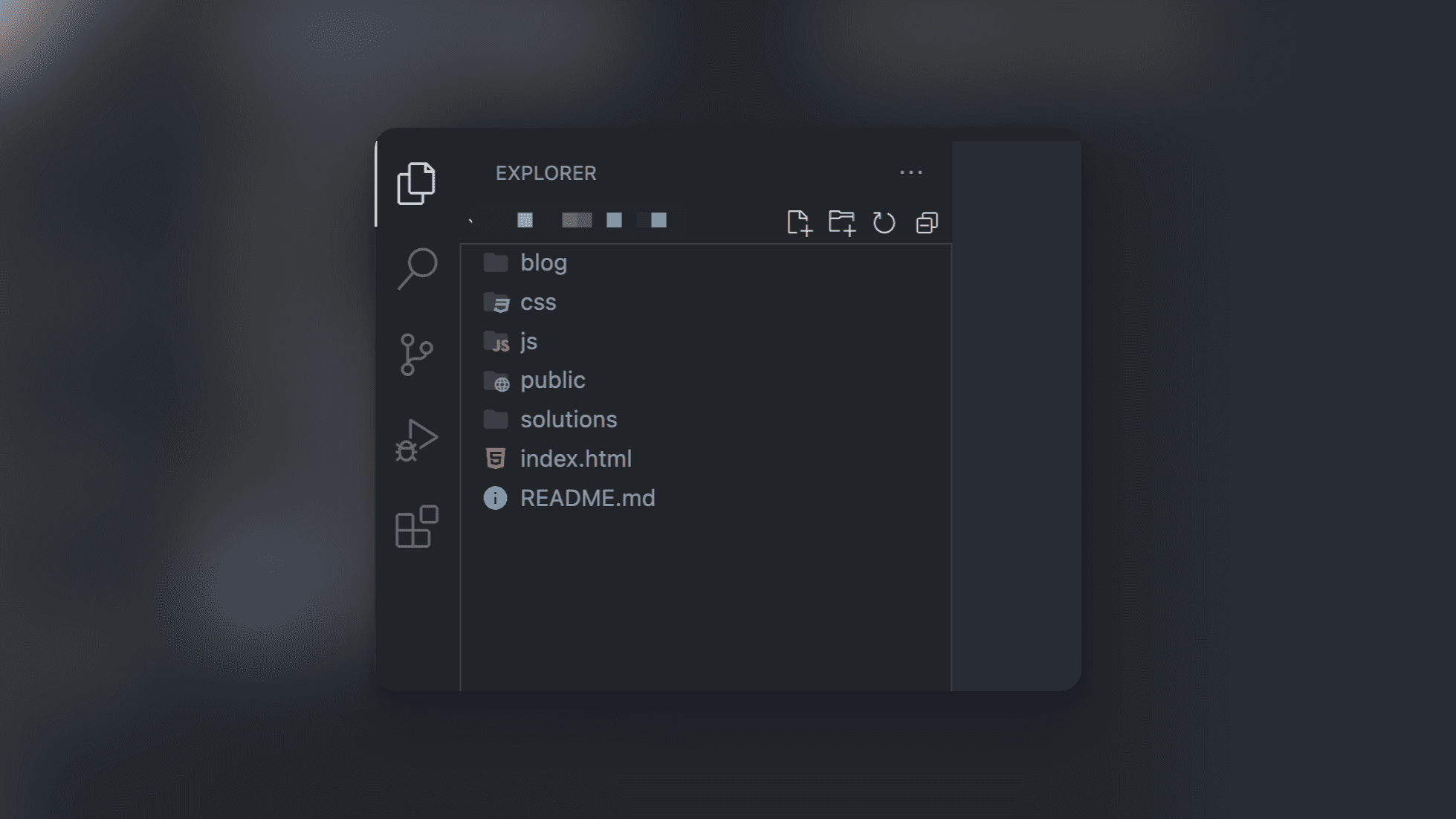 HTML, CSS, and Javascript folder structure without the use of Webpack